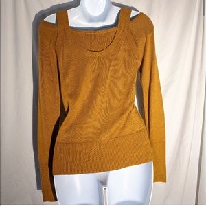 Anthropologie cold shoulder sweater
